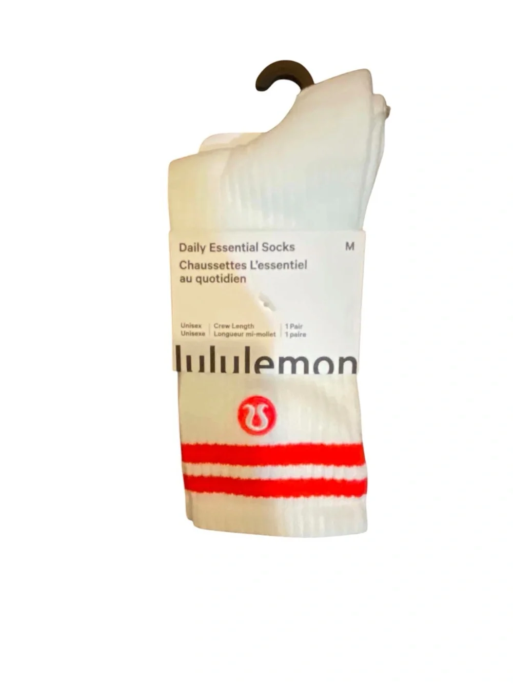 NWT Lululemon Daily Essential Socks Size Medium
